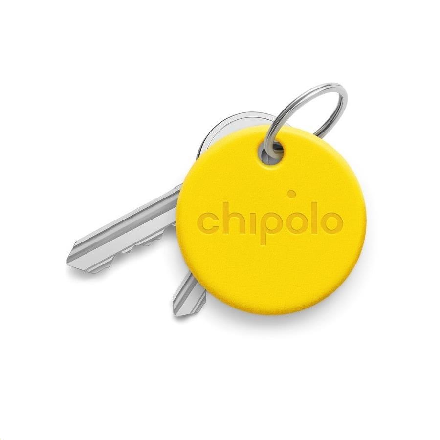 porte clés connecté jaune